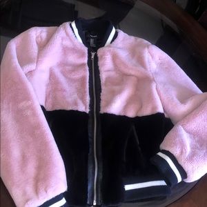 Fur Bomber Jacket ( Forever 21 )